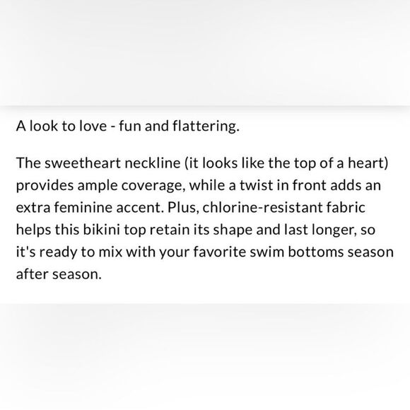 Land’s End Plus Standard twist polkadot bikini top underwire Navy white Various - Picture 12 of 12